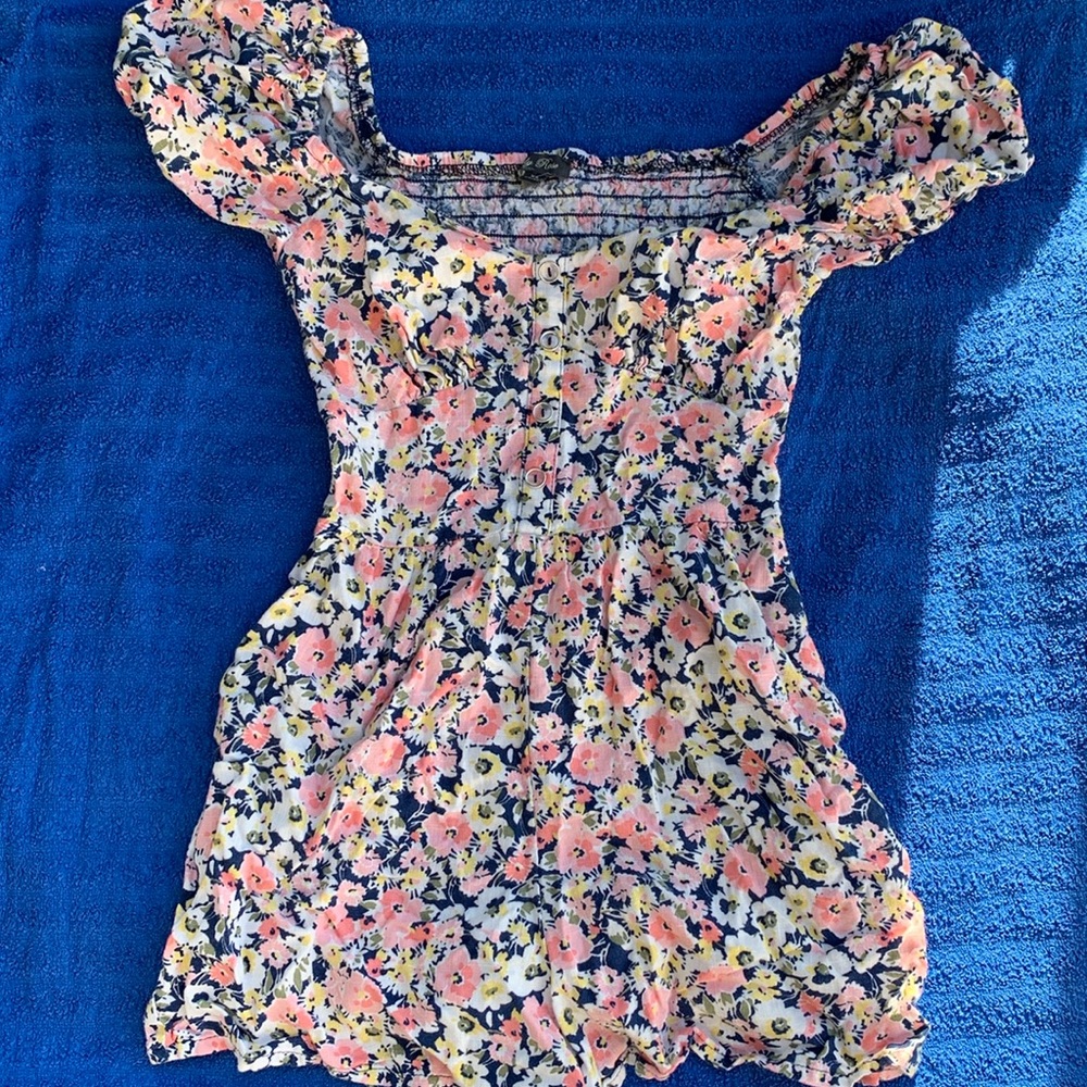 Lily Rose XS flowered romper